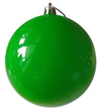 зеленый елочный шар без нанесения